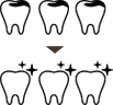 複数の虫歯を同時に治療